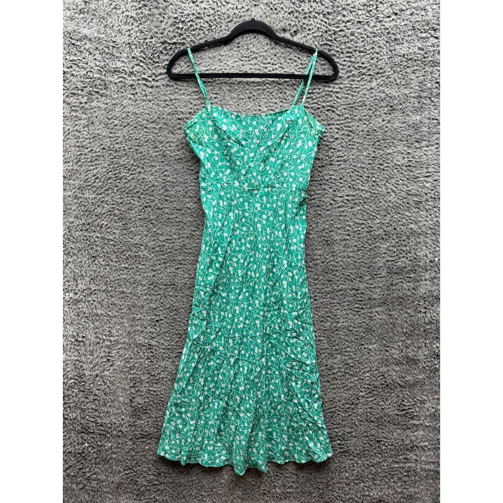 Realisation Par‎ The Amelia Silk Sleeveless Midi Dress Poison Ivy Womens Size S